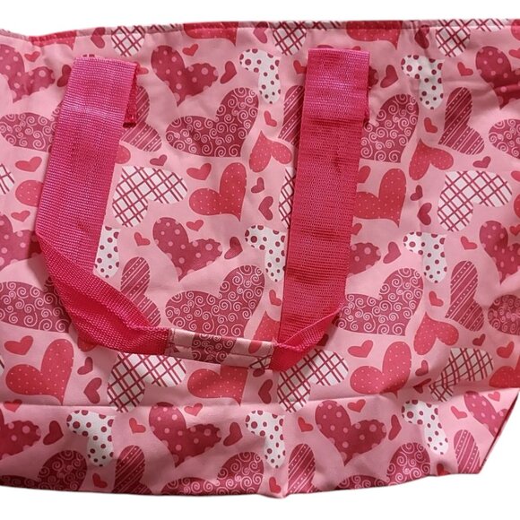 Printed Tote Bag Hearts - Picture 5 of 7
